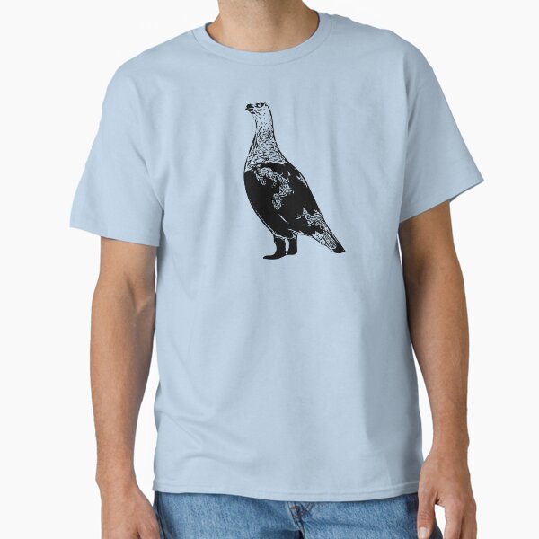 Item preview, Willow Ptarmigan Summer Black Design  designed and sold by designsasstultd.