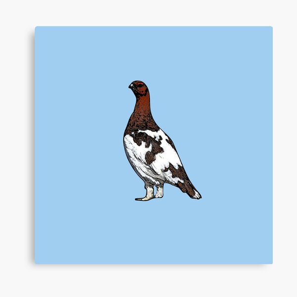 Item preview, Willow Ptarmigan Summer Black Alternate Design  designed and sold by designsasstultd.