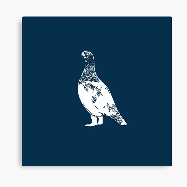 Item preview,  Willow Ptarmigan Summer White Design  designed and sold by designsasstultd.