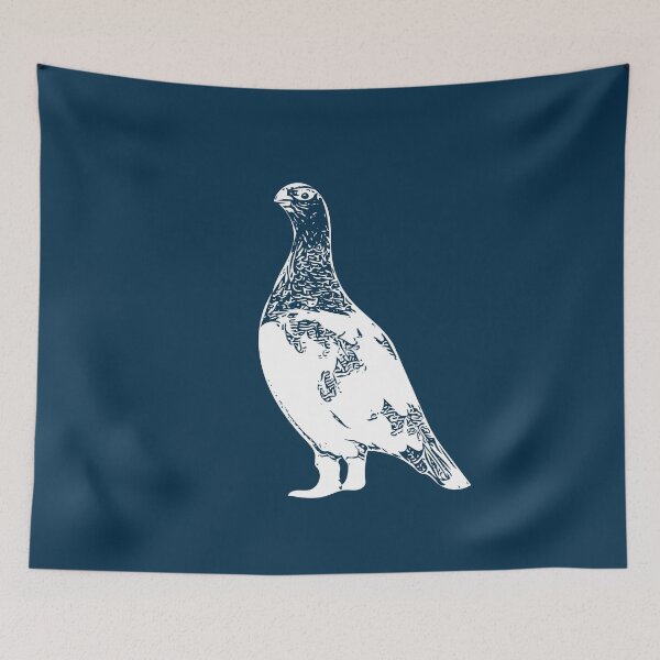 Item preview,  Willow Ptarmigan Summer White Design  designed and sold by designsasstultd.