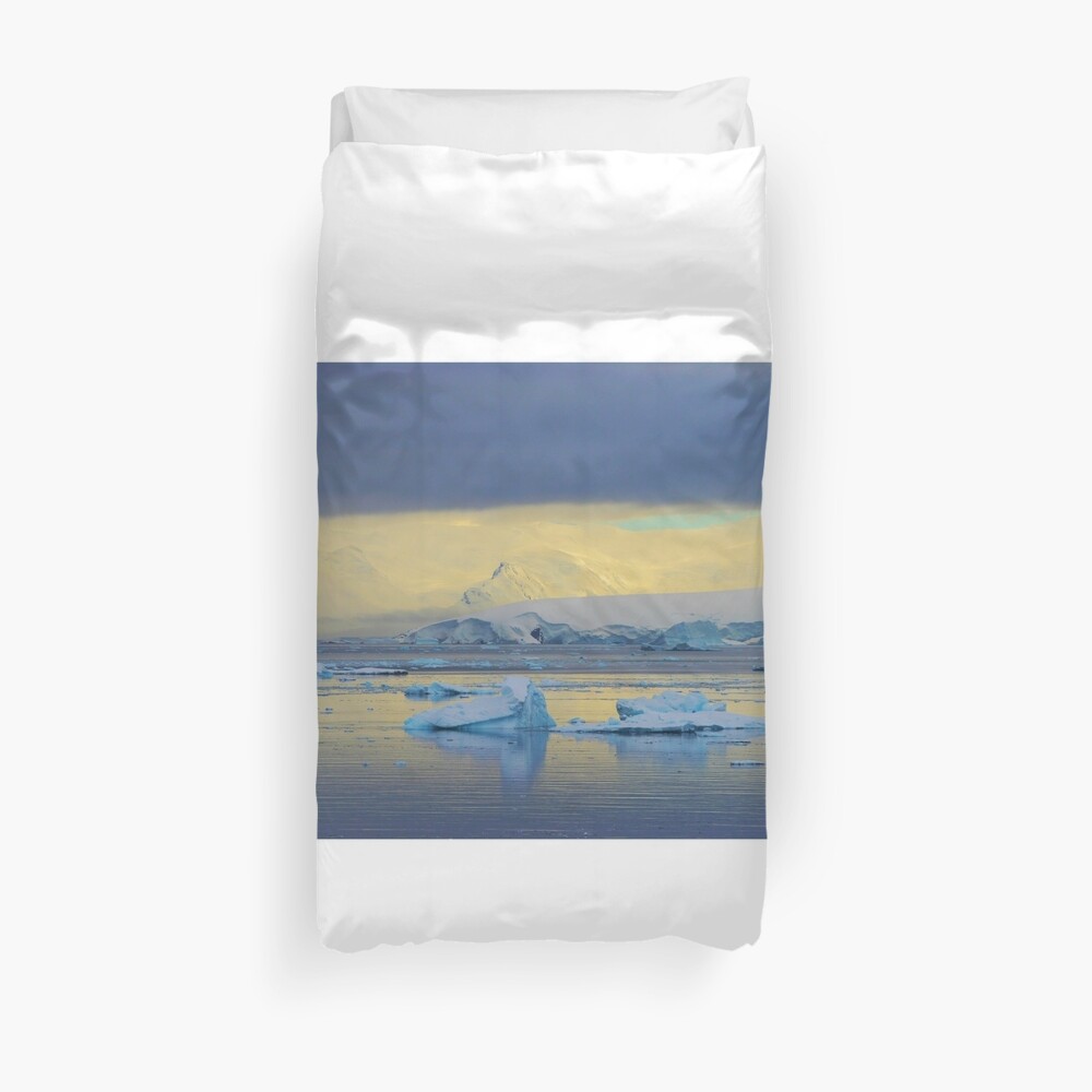 Morning Light, Antarctica Duvet Cover