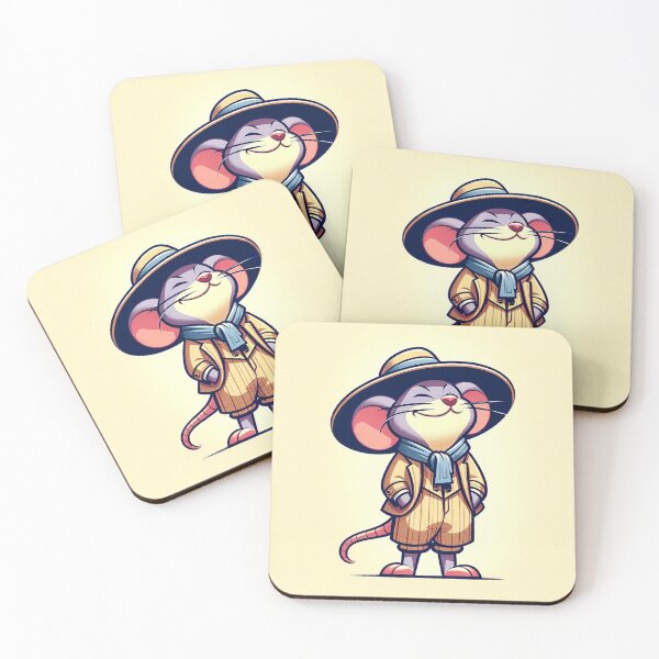 Item preview, Grinning mouse in a sun hat designed and sold by Cerberus-Art.
