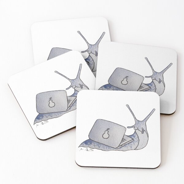 Item preview, Laptop snail designed and sold by mimberart.
