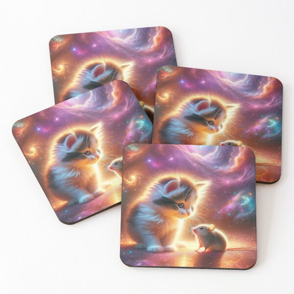 Item preview, Cosmic kitty friendship designed and sold by Cerberus-Art.