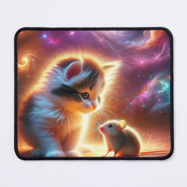 Item preview, Cosmic kitty friendship designed and sold by Cerberus-Art.