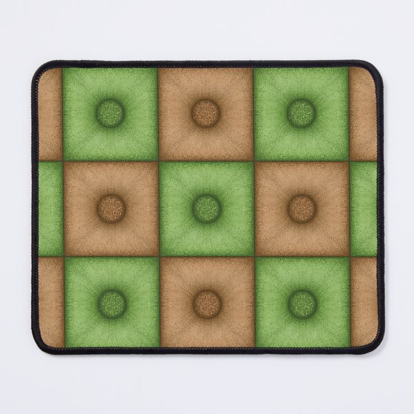 Item preview, Chess pattern from "Pouf" tiles the light green color and sand color designed and sold by Cherevan.