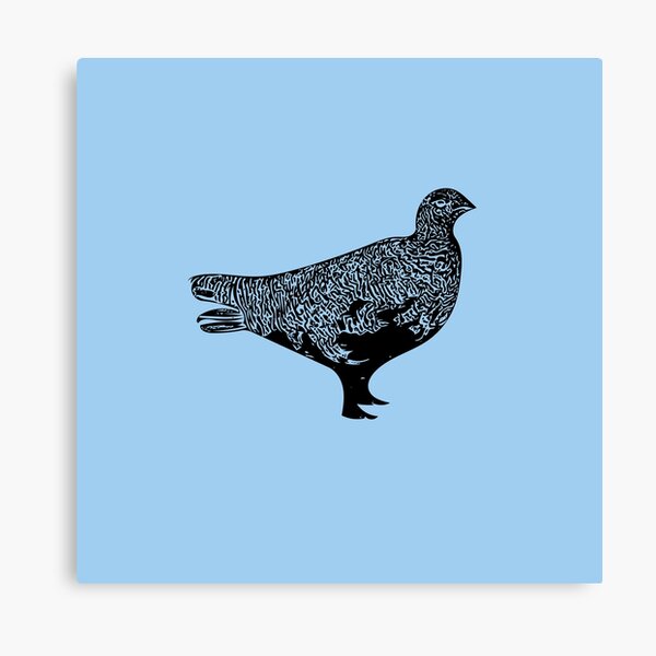 Item preview,  Rock Ptarmigan Black Design  designed and sold by designsasstultd.