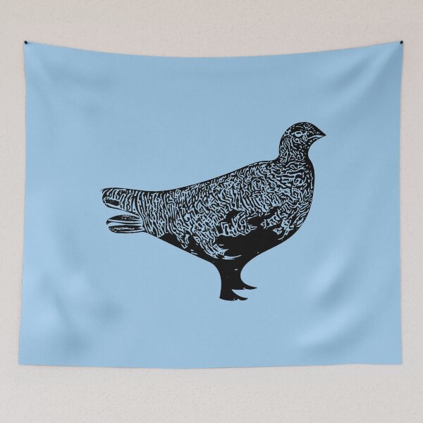 Item preview,  Rock Ptarmigan Black Design  designed and sold by designsasstultd.