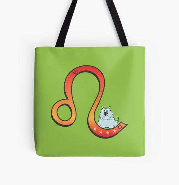 Leo All Over Print Tote Bag