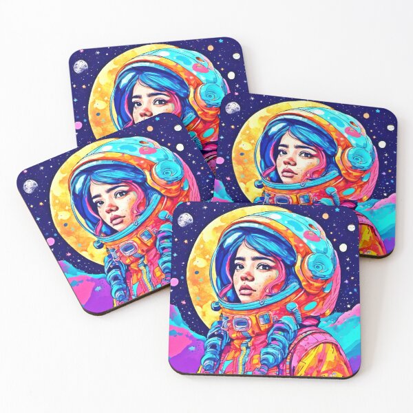 Item preview, Whimsical Moon Girl Art designed and sold by Health And Fitness Posts e-Store.