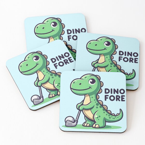Item preview, Golfing Dinosaur - Dinofore designed and sold by Vkinsify.