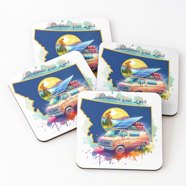 Item preview, Montanan Van Lifer - Watercolor designed and sold by MapleV.