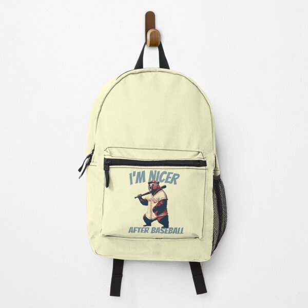 Item preview, I'm Nicer After Baseball Grizzly Bear designed and sold by TrueArtsStore.