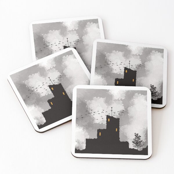Item preview, Moody skies with birds designed and sold by LyneFibres.