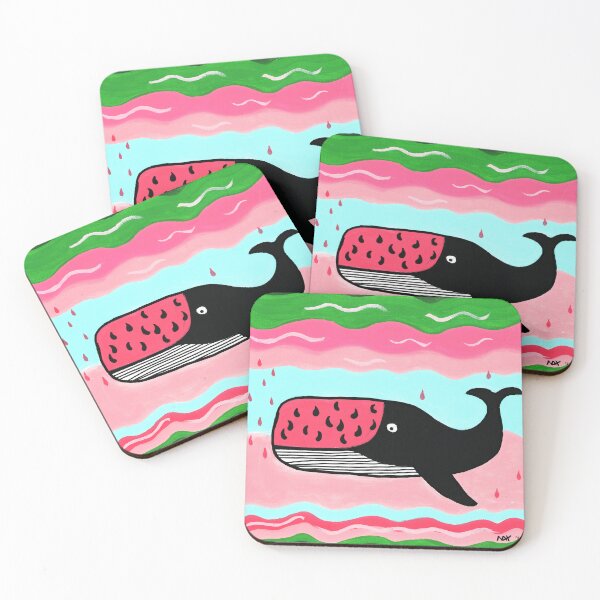 Item preview, Watermelon Whale designed and sold by naiveartbymax.