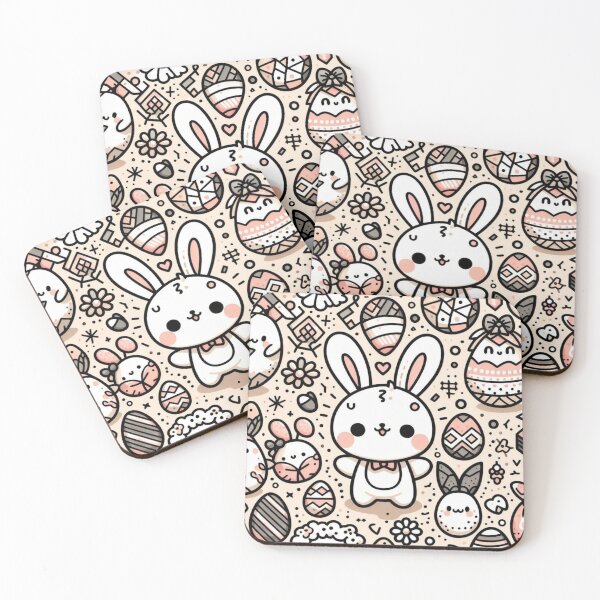 Item preview, Kawaii Easter Bunny designed and sold by Tw1nsAIArt.