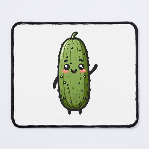 Item preview, Cute Anthropomorphic Cucumber designed and sold by Delamoon.