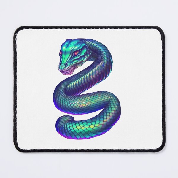 Item preview, Serpentine Spectacle: A Neon Dream in Digital Art designed and sold by jgvisualarts.