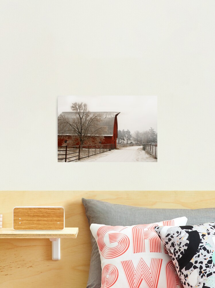 Thumbnail 2 of 3, Photographic Print, Winter on the Farm designed and sold by believer9.
