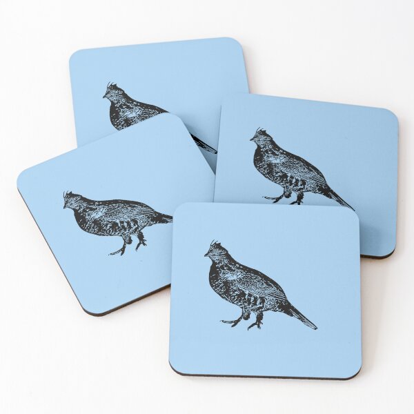 Item preview, Ruffed Grouse Black Design designed and sold by designsasstultd.