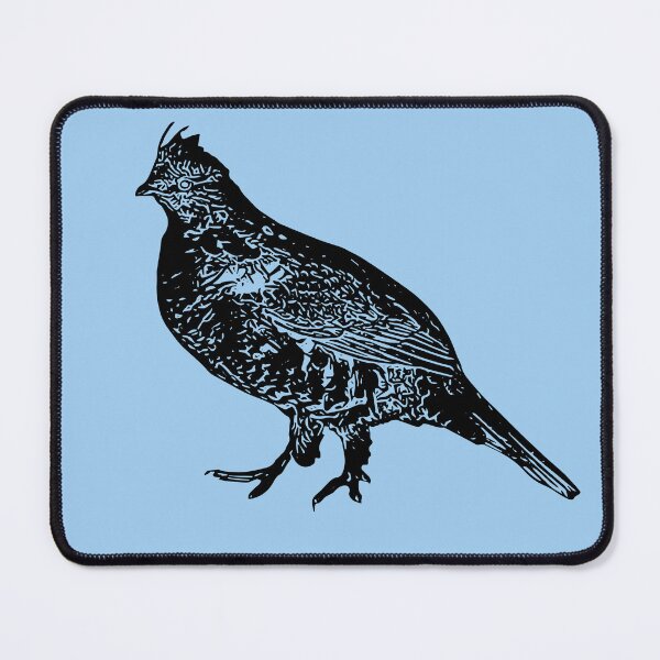 Item preview, Ruffed Grouse Black Design designed and sold by designsasstultd.