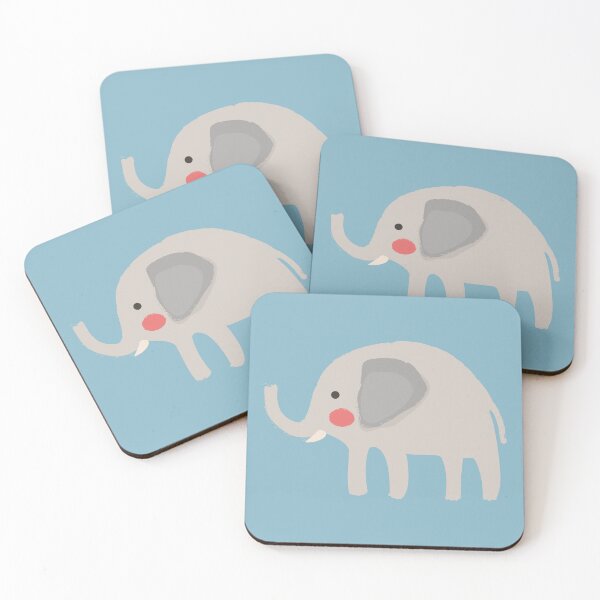 Item preview, Cute  grey watercolor elephant designed and sold by MiaArtLovers.