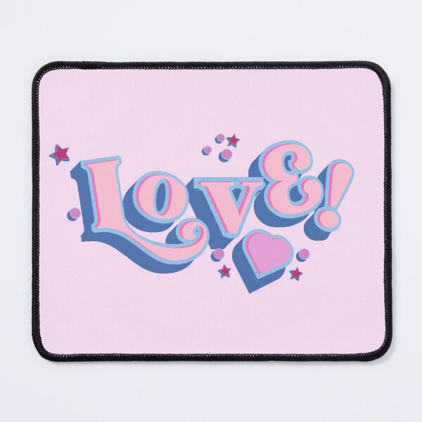 Item preview, Beautiful word LOVE in 3D with hearts and stars designed and sold by hateeyes.