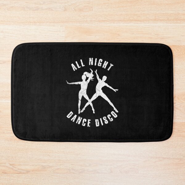 Item preview, White silhouette of a couple dancing disco designed and sold by HarridanCreates.