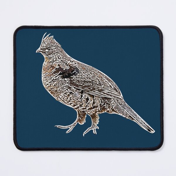Item preview, Ruffed Grouse White Alternate Design designed and sold by designsasstultd.