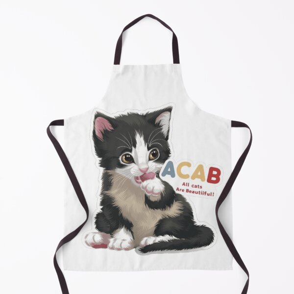 Item preview, Cute kitten licking its paw. All Cats Are Beautiful! ACAB designed and sold by JonathanP514.