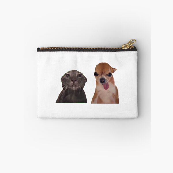 Item preview, silly dog cat reaction meme brainrot designed and sold by misscouchpotato.