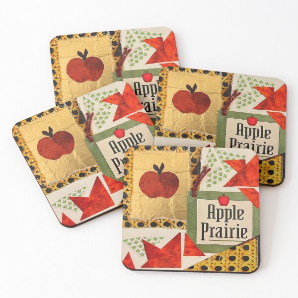 Item preview, Apple themed collage  designed and sold by Ponted.