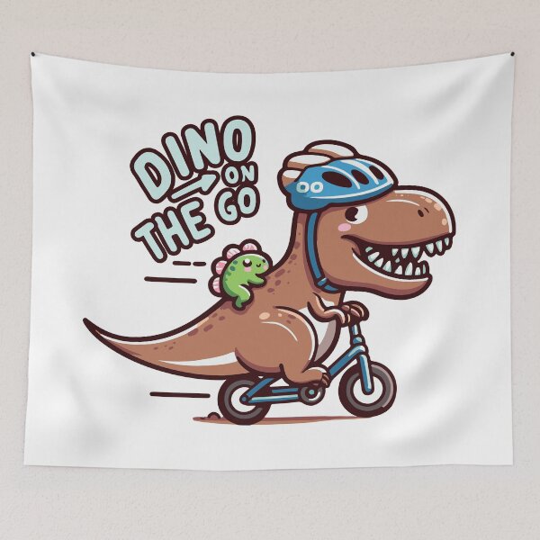 Item preview, dino on the go designed and sold by SiMinDesigns.
