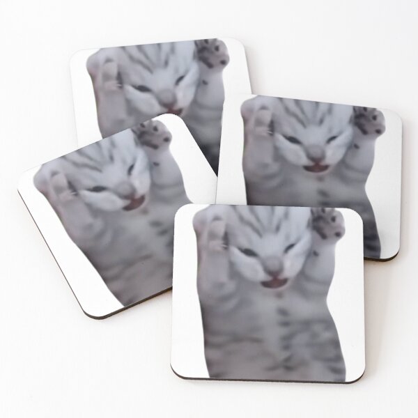 Item preview, upset cat angy meme designed and sold by misscouchpotato.