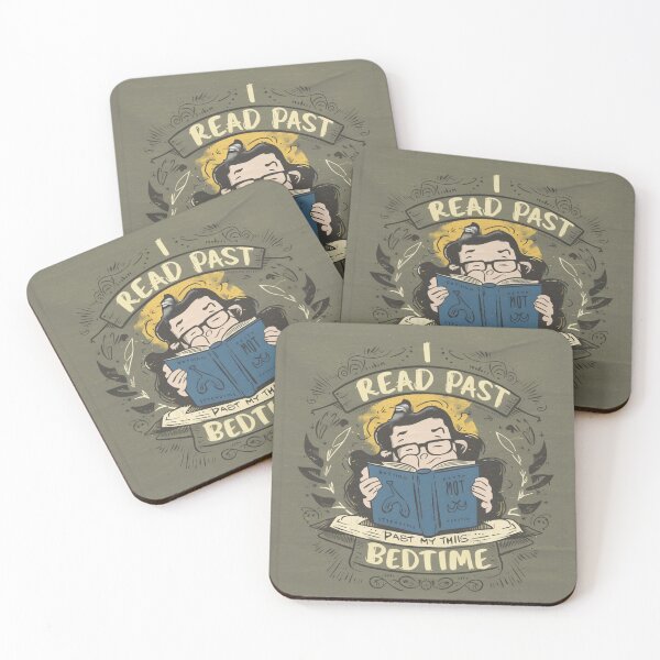 Item preview, I Read Past My Bedtime Saying  designed and sold by Obinne.