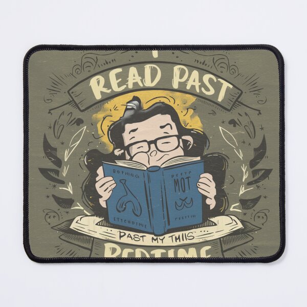 Item preview, I Read Past My Bedtime Saying  designed and sold by Obinne.