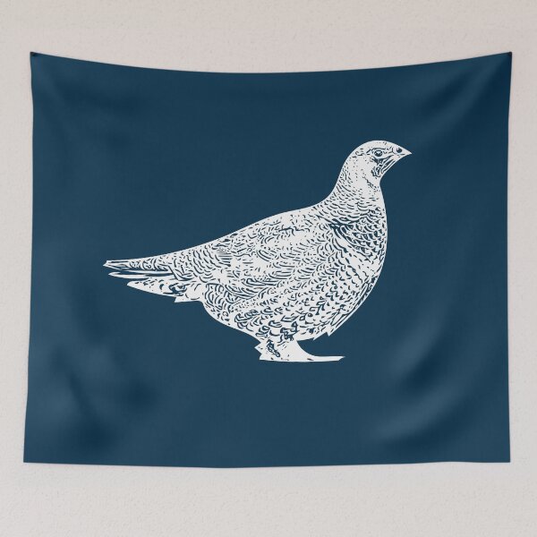 Item preview, Spruce Grouse White Design  designed and sold by designsasstultd.