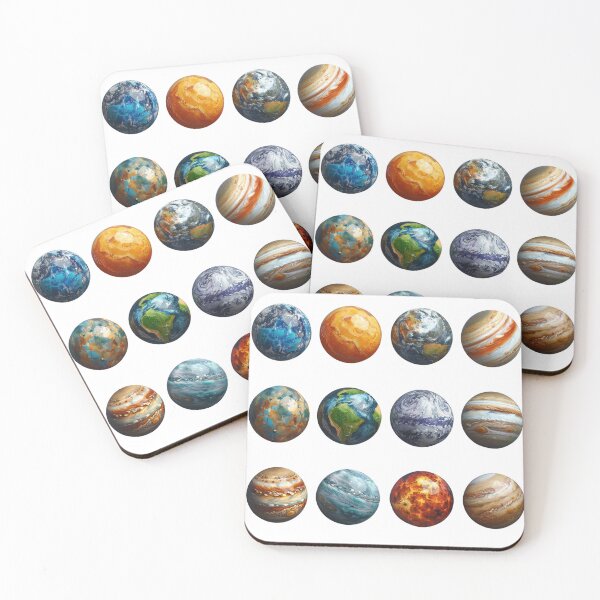 Item preview, Celestial Collection: Portraits of the Planets designed and sold by palmyst.