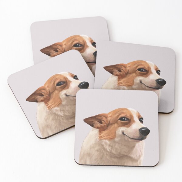 Item preview, Smiling Corgi Dog Meme designed and sold by Mashz.