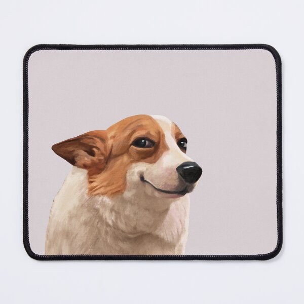 Item preview, Smiling Corgi Dog Meme designed and sold by Mashz.