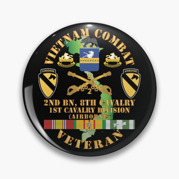 Item preview, Army - Vietnam Combat Cavalry Veteran w 2Bn 8th Cav COA - 1st Cav Div ABN X 300 designed and sold by Military Insignia Products.