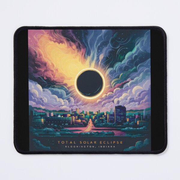 Item preview, Mystical Eclipse Over Bloomington designed and sold by MadebyTommy.