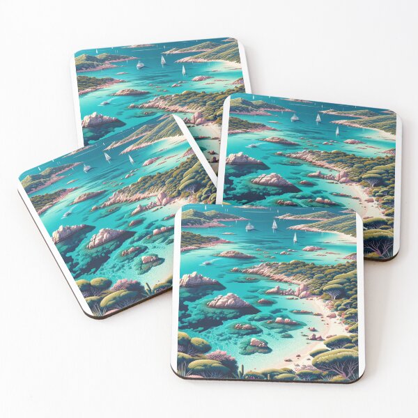 Item preview, La Maddalena Sardinia Italy - Digital Art Poster designed and sold by TravelMarvel.