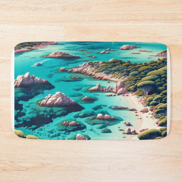 Item preview, La Maddalena Sardinia Italy - Digital Art Poster designed and sold by TravelMarvel.