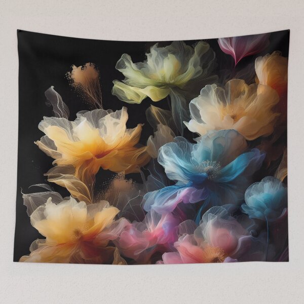Item preview, Soft beautiful flowers, Ai image  designed and sold by ShazellArt.