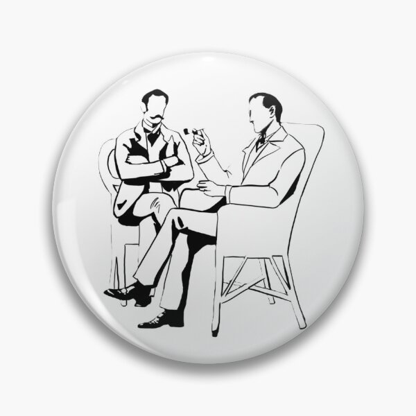 Item preview, Sherlock and Watson designed and sold by ArteGradiva.