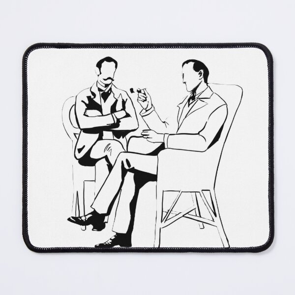 Item preview, Sherlock and Watson designed and sold by ArteGradiva.
