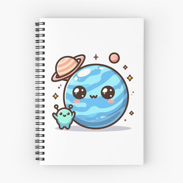 Item preview, Kawaii Planet: A Cute Alien Friend designed and sold by CanvasCutie.