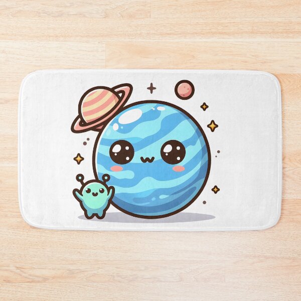 Item preview, Kawaii Planet: A Cute Alien Friend designed and sold by CanvasCutie.