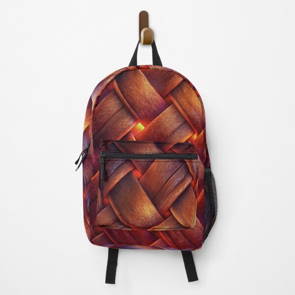 Item preview, Close-Up of Intricate Woven Texture with Warm Glow designed and sold by Rostislav Bouda.